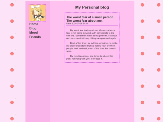 blog screenshot