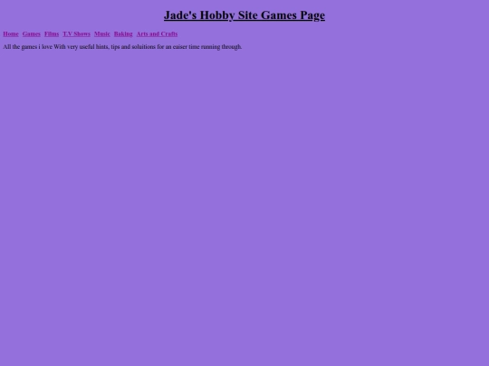 Games screenshot