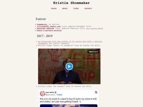 links screenshot