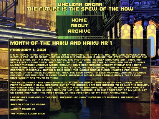 posts/2021-02-01-Month-of-the-Haiku-and-Haiku-Nr-1 screenshot