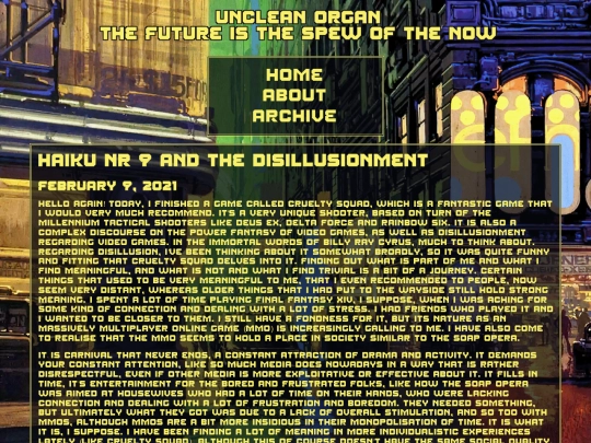 posts/2021-02-09-Haiku-Nr-9-and-the-disillusionment screenshot