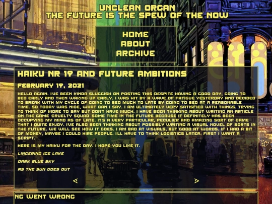 posts/2021-02-19-Haiku-Nr-19-and-future-ambitions screenshot