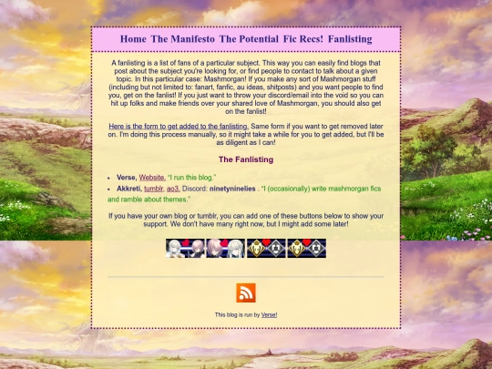 Fanlisting screenshot