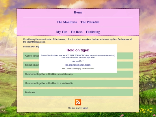 MyFics screenshot