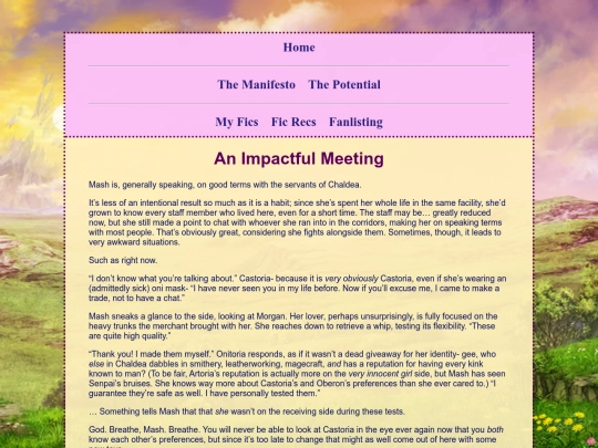 fics/An-Impactful-Meeting screenshot