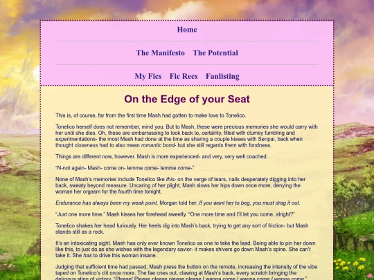 fics/On-the-Edge screenshot