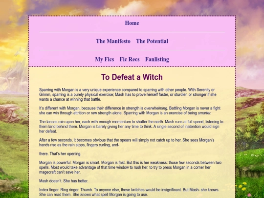 fics/To-Defeat-a-Witch screenshot