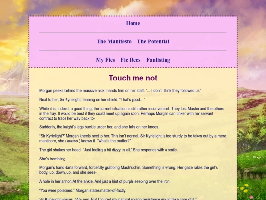 fics/Touch-me-not screenshot