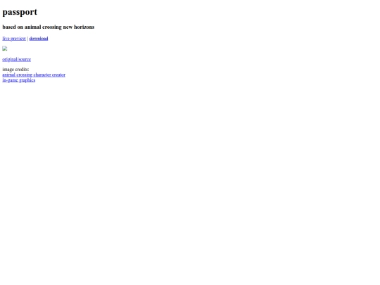 acnhpassport/showcase screenshot