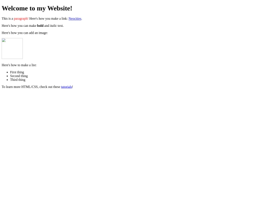 index screenshot