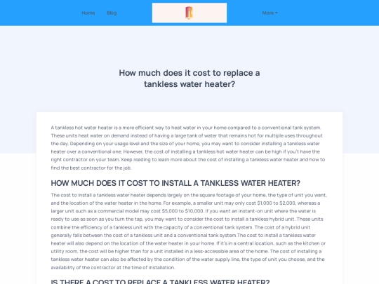 blog/how-much-does-it-cost-to-replace-a-tankless-water-heater screenshot