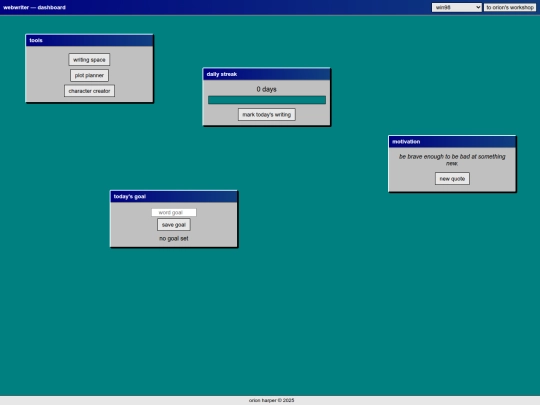 dashboard screenshot