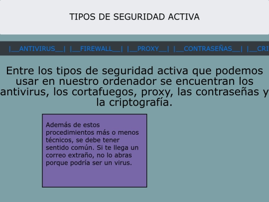 practica/paginas/TIPOOSDESEGURIDADACTIVA screenshot