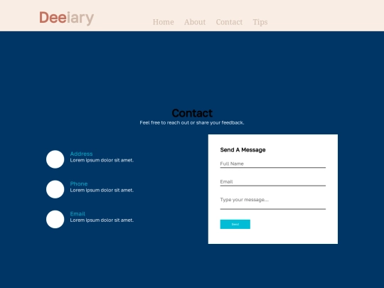 contact screenshot