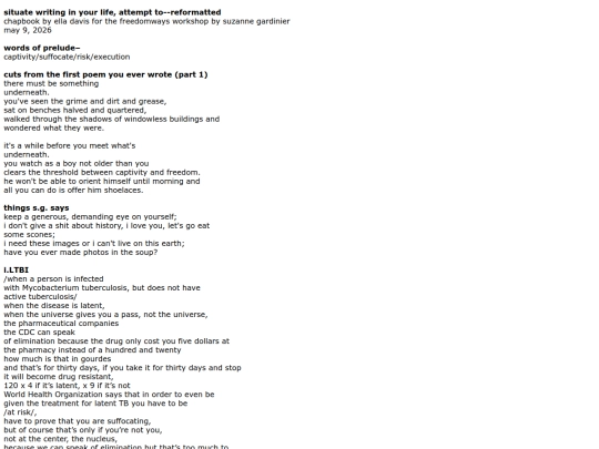 chapbook screenshot