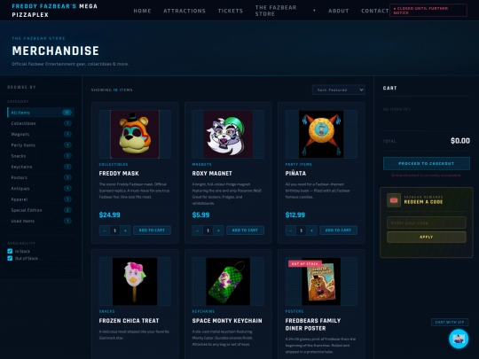 merchandise screenshot