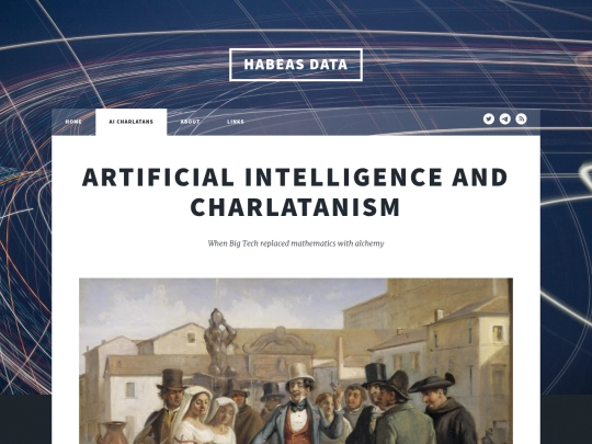 ai-charlatans screenshot