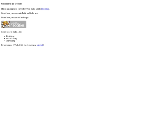 index screenshot
