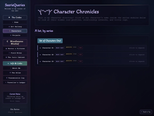 characters screenshot