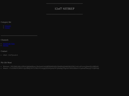 SITREP screenshot