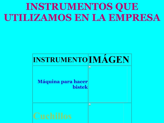 PAGINA INSTRUMENTOS screenshot