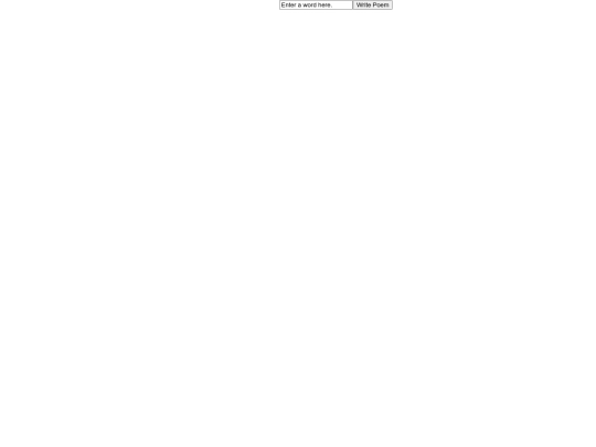 Assigment poem screenshot