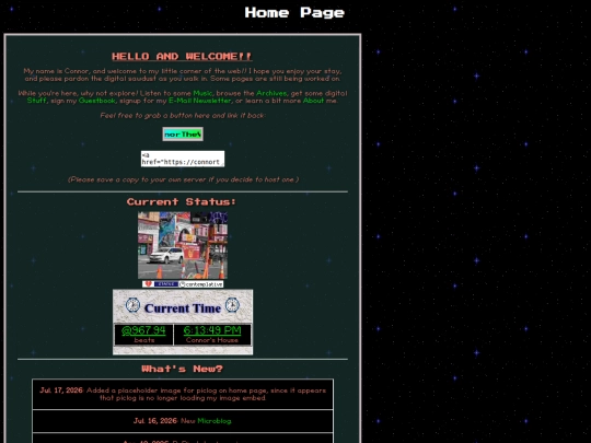 home screenshot
