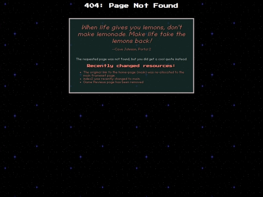not_found screenshot