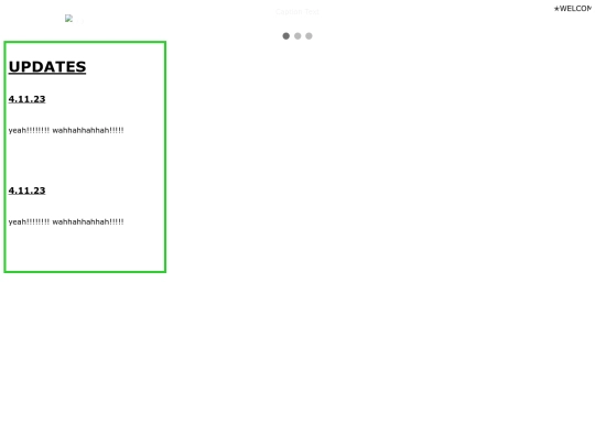 test screenshot