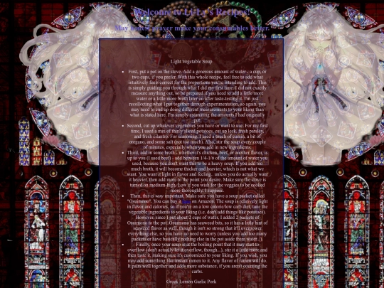 recipes screenshot