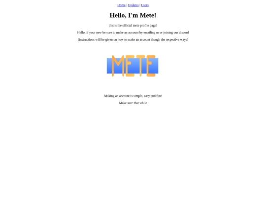 Mete-Profile screenshot