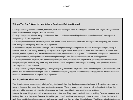 journal/postbreakup screenshot