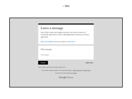 message screenshot