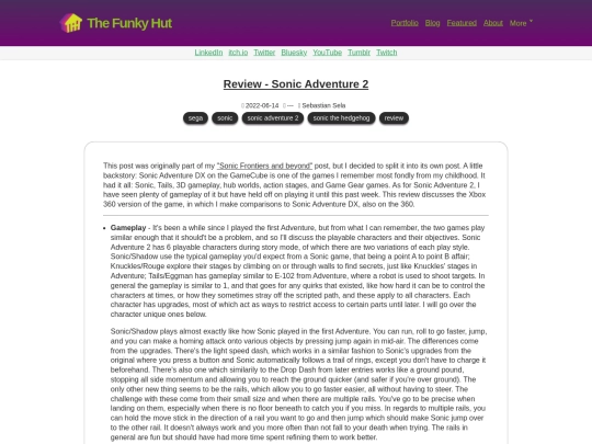 blog/post/review-sonic-adventure-2 screenshot