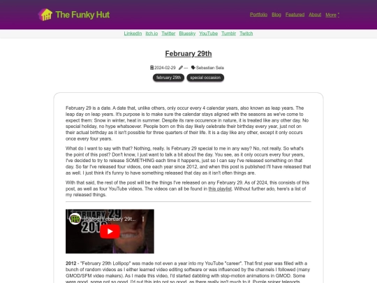 blog/post/thoughts-february-29th screenshot