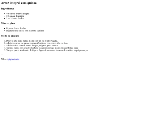 receitas/salgado/arroz-quinoa screenshot