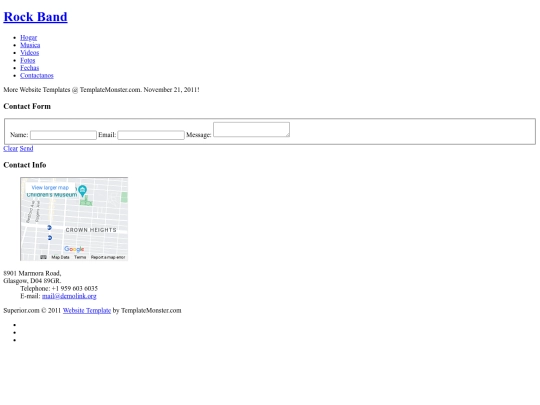 contacts screenshot