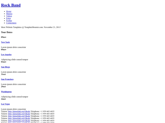 tour-dates screenshot