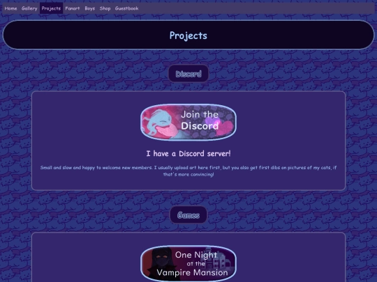 projects screenshot