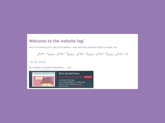 html/weblog screenshot