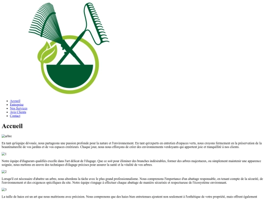 jardin/html/accueil screenshot