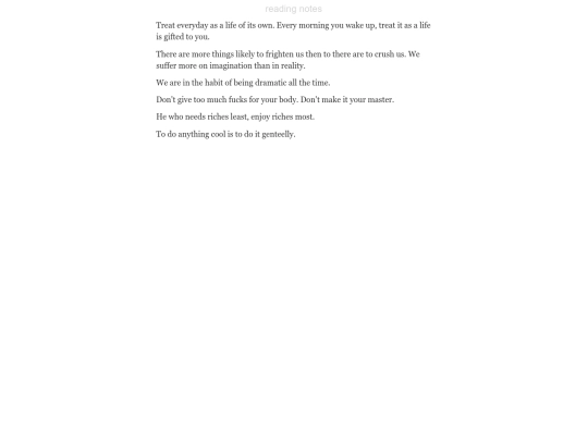 notes screenshot