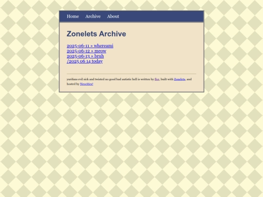 archive screenshot