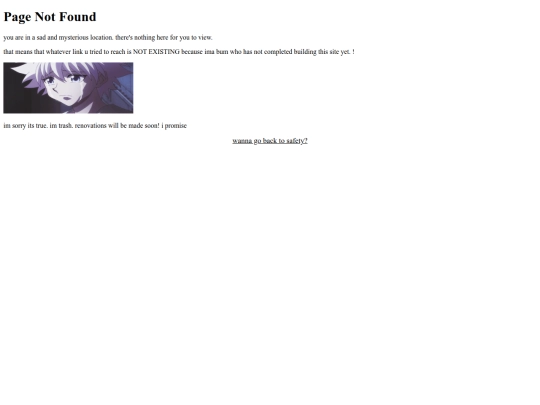not_found screenshot