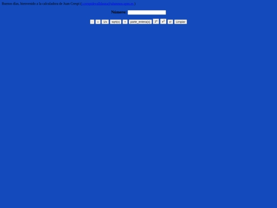 calculadora screenshot