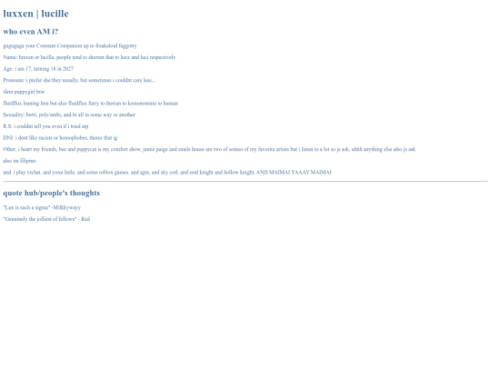 bio screenshot