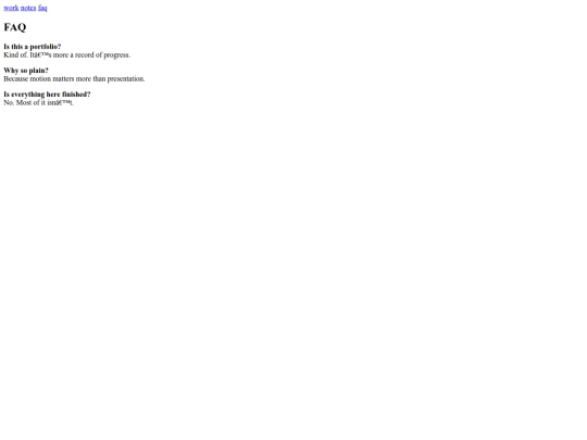 faq screenshot