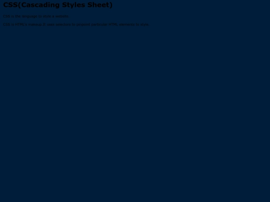 csspage screenshot