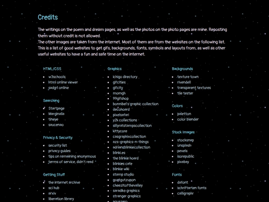 credits screenshot