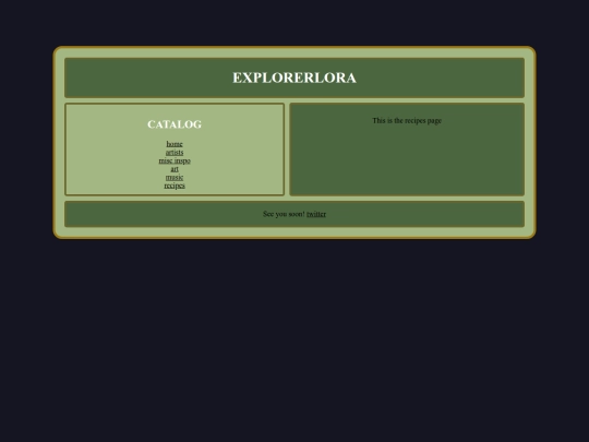 recipes screenshot